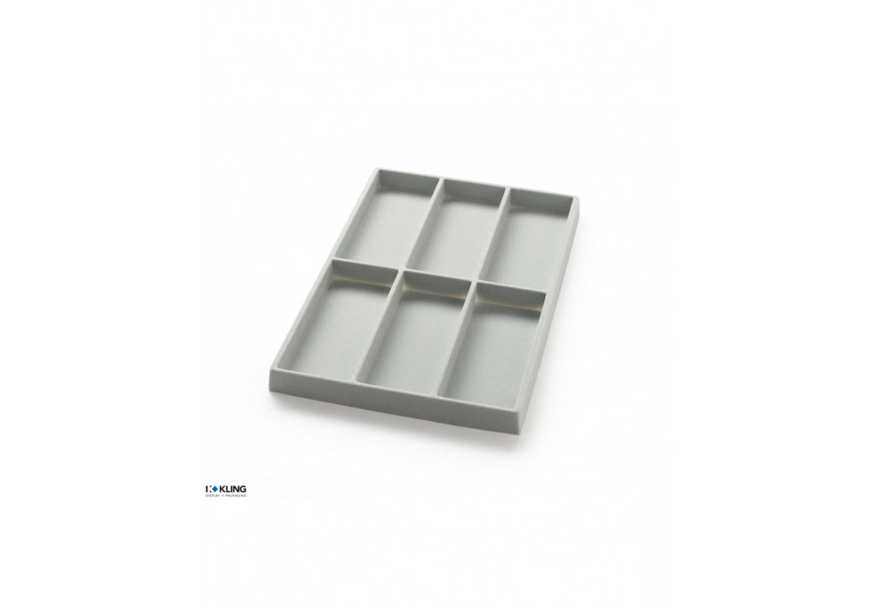 Tiefgezogener Einsatz 3019 mit 6 Fächern für Brillen