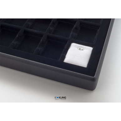 Eingeschlagene Aufmachungskarte 303HA für Anhänger mit gold- oder silberfarbenem Haken 751