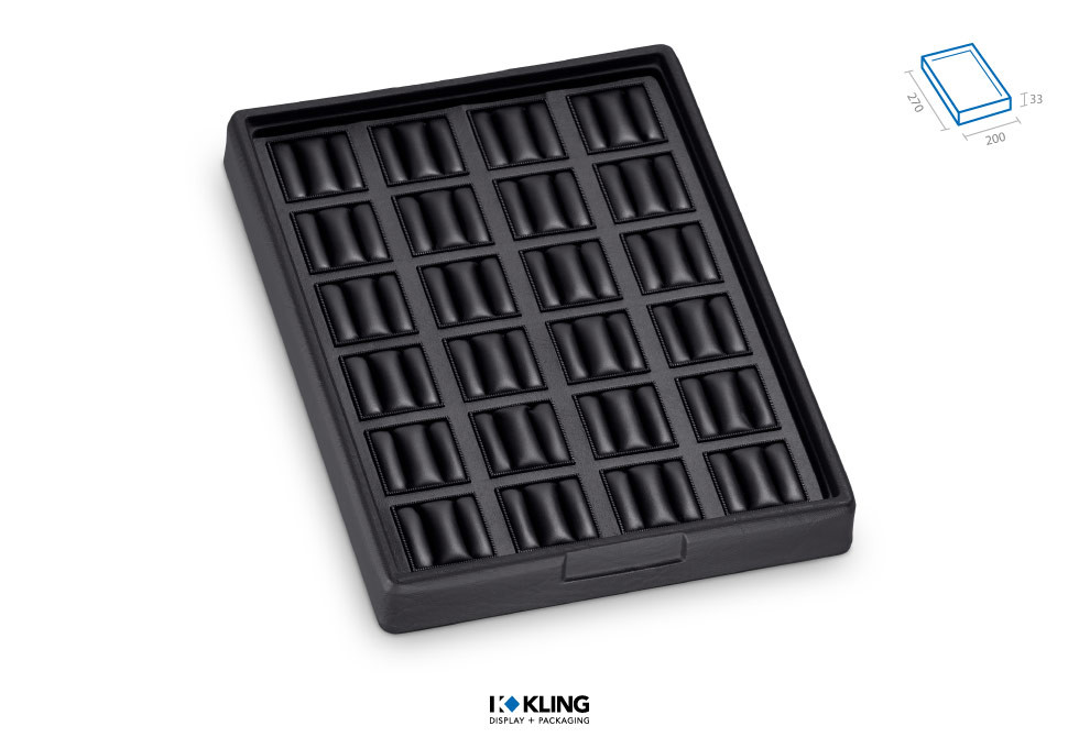 Ringlade RL24TR mit 24 Trauringbäckchen Serie Rebra Extralight