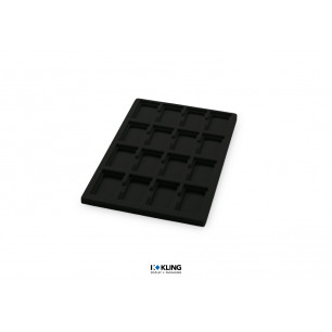 Tiefgezogener Einsatz 3002V mit 16 vertieften Fächern