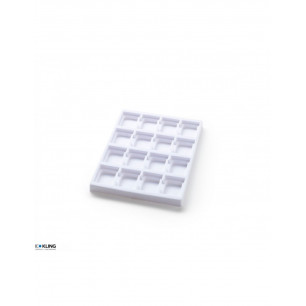 Tiefgezogener Einsatz 3061XV mit 16 vertieften Fächern