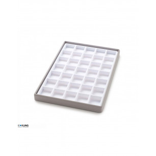 Tiefgezogener Einsatz 3065 mit 35 Fächern, Stege hoch