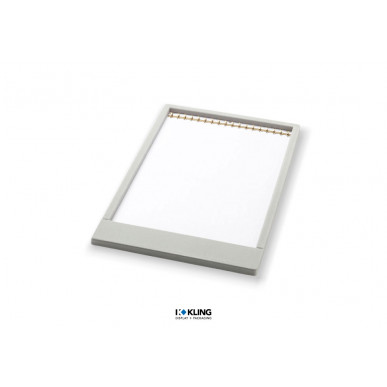 Tiefgezogener Einsatz 3079G mit 18er Hakenleiste in goldfarben