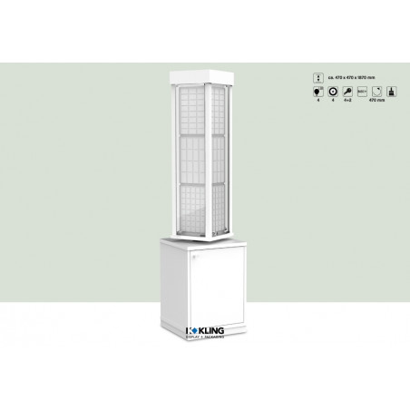 Vitrine 24079B LED beleuchtet