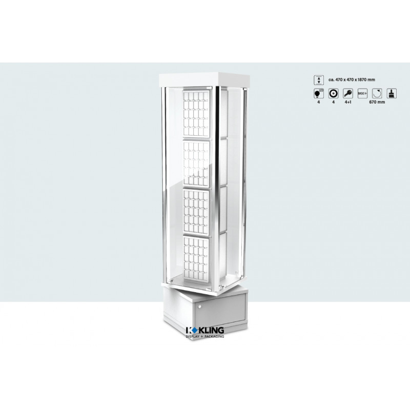 Vitrine 24573B LED beleuchtet