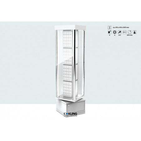 Vitrine 24573B LED beleuchtet