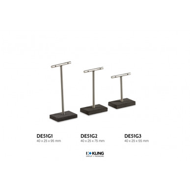 Deko Aufsteller für Ohrschmuck in T-Form DE51G1 Serie Mayfair