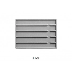 Tiefgezogener Einsatz 3007X mit 5 Fächern 25 x 210 mm für die Karten 322A2