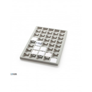 Tiefgezogener Einsatz 3016V mit 40 vertieften Fächern