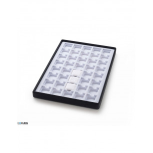 Tiefgezogener Einsatz 3016V mit 40 vertieften Fächern