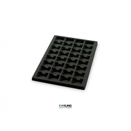 Tiefgezogener Einsatz 3004V mit 32 vertieften Fächern