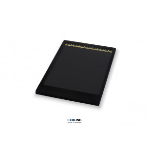 Tiefgezogener Einsatz 3079G mit 18er Hakenleiste in goldfarben