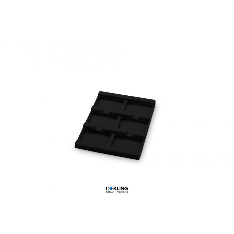 Tiefgezogener Einsatz 3001XV mit 6 vertieften Fächern