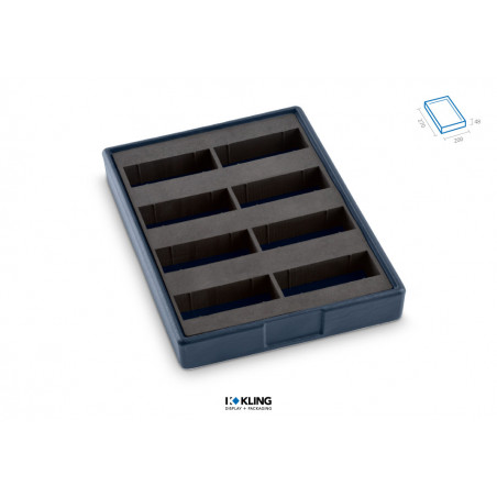 Uhrenlade RL8U48D mit 8 Fächern für Uhren Serie Rebra Extralight