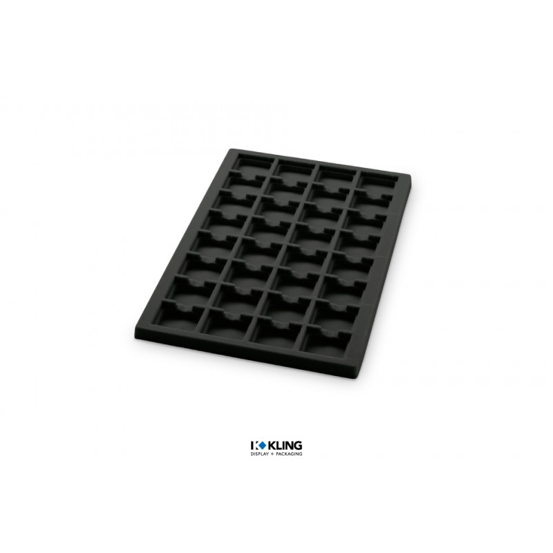 Tiefgezogener Einsatz 3004V mit 32 vertieften Fächern