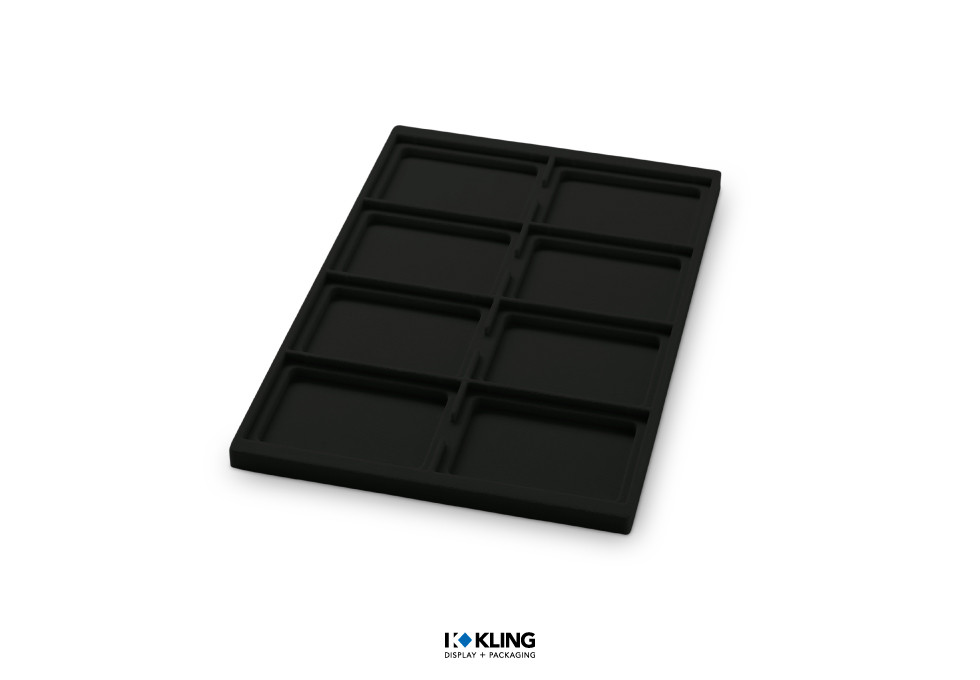 Tiefgezogener Einsatz 3011V mit 8 vertieften Fächern