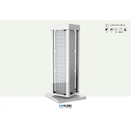 Tischvitrine 24982B LED beleuchtet