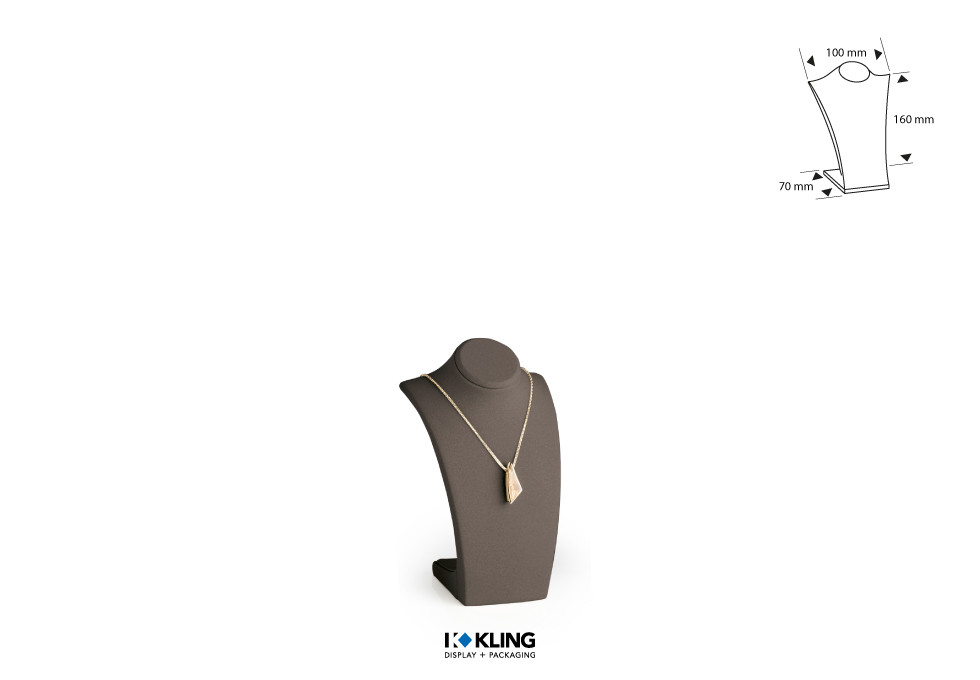 Deko Büste für Ketten DE42B6 Serie Kariba