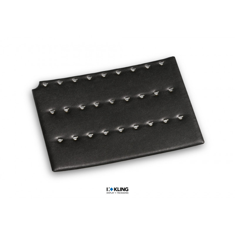 Polster RS1/27 mit 27 silberfarbenen Haken für die Fachlade RL1F