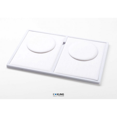 Eingeschlagene Aufmachungskarte 381TA mit rundem Tambour