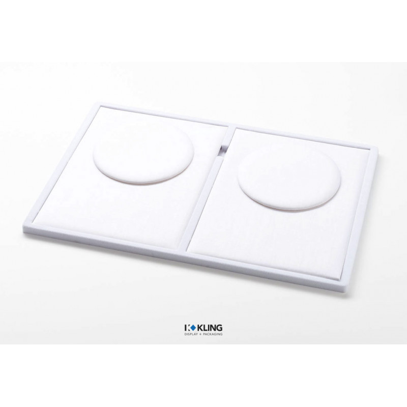 Eingeschlagene Aufmachungskarte 381TA mit rundem Tambour