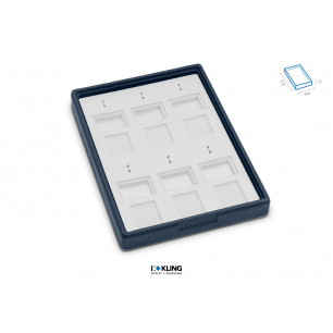 Set-Lade RLD22A mit 6 Ringschlitze und 12 Fächern Serie Rebra Extralight