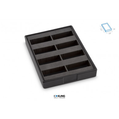 Uhrenlade RL8U48D mit 8 Fächern für Uhren Serie Rebra Extralight