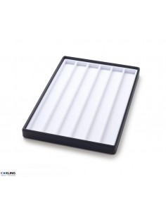 Vacuum-formed insert 3009 with 6 compartments, high partitions