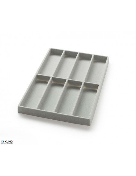 Vacuum-formed insert 3018 with 8 compartments for glasses, high partitions