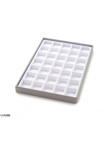 Vacuum-formed insert 3065 with 35 compartments, high dividers