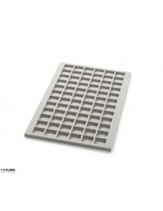 Vacuum-formed insert 3062 with 72 compartments, high dividers