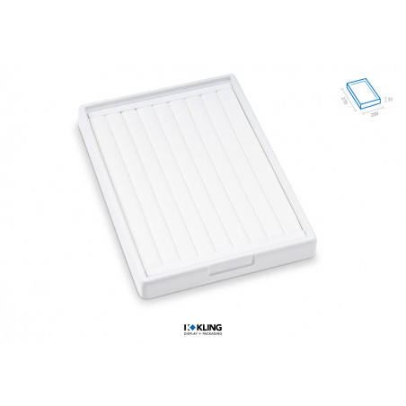 Ringlade RL9W/33 mit 9 Wulsten - 8 Ringreihen für Ringe Serie Rebra Extralight