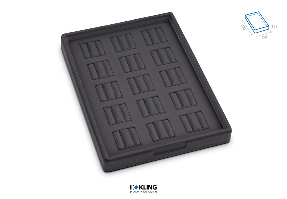 Ringlade RL15TR mit 15 Trauringbäckchen Serie Rebra Extralight