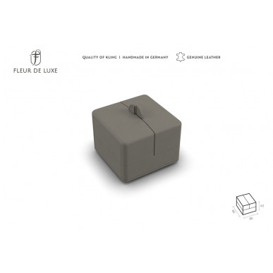 Ringetui aus Echtleder mit Ringbäckchen groß Serie Versailles