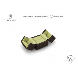 Ringetui aus Echtleder mit Ringbäckchen klein Serie Versailles