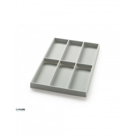 Tiefgezogener Einsatz 3019 mit 6 Fächern für Brillen