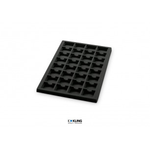 Tiefgezogener Einsatz 3004V mit 32 vertieften Fächern