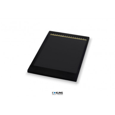 Tiefgezogener Einsatz 3079G mit 18er Hakenleiste in goldfarben