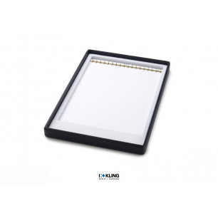 Tiefgezogener Einsatz 3079G mit 18er Hakenleiste in goldfarben