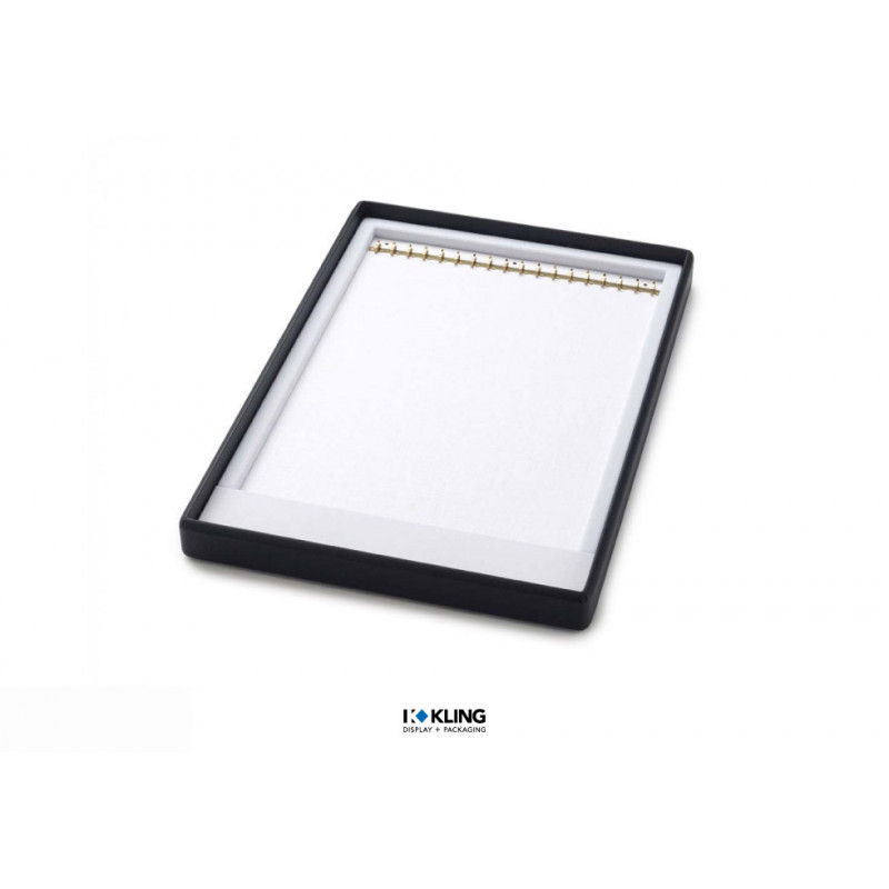 Tiefgezogener Einsatz 3079G mit 18er Hakenleiste in goldfarben