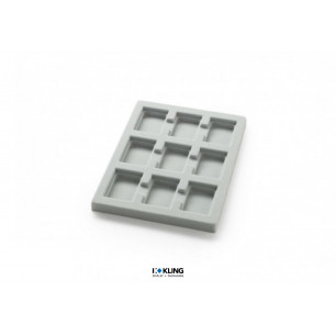 Tiefgezogener Einsatz 3149XV mit 9 vertieften Fächern