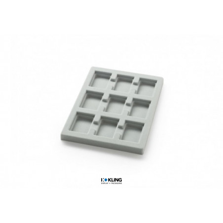 Tiefgezogener Einsatz 3149XV mit 9 vertieften Fächern