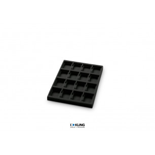 Tiefgezogener Einsatz 3004XV mit 16 vertieften Fächern