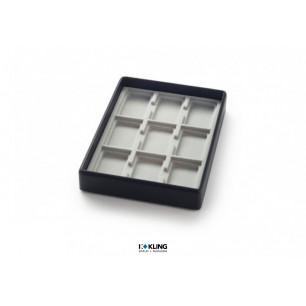 Tiefgezogener Einsatz 3149XV mit 9 vertieften Fächern