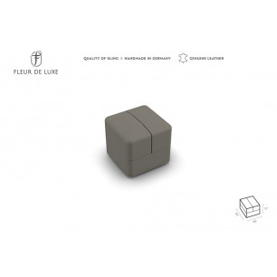 Ringetui aus Echtleder mit Ringbäckchen klein Serie Versailles