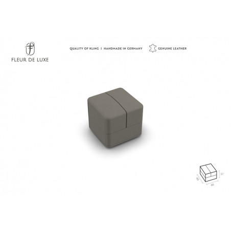 Ringetui aus Echtleder mit Ringbäckchen klein Serie Versailles