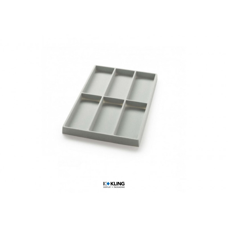 Tiefgezogener Einsatz 3019 mit 6 Fächern für Brillen