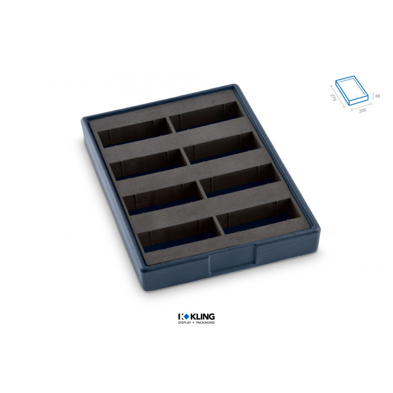 Uhrenlade RL8U48D mit 8 Fächern für Uhren Serie Rebra Extralight