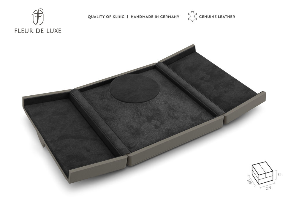 Collieretui mit eingeschlagener Einlage Serie Versailles Collieretui mit eingeschlagener Einlage Serie Versailles