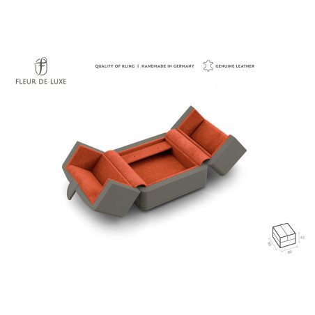 Ohrschmucketui mit Winkelkarte klein Serie Versailles